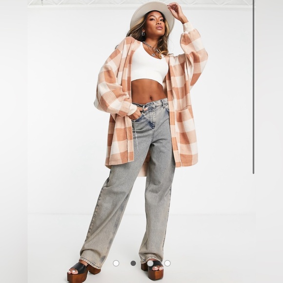 Free People Benji Check Cardigan - Picture 4 of 10